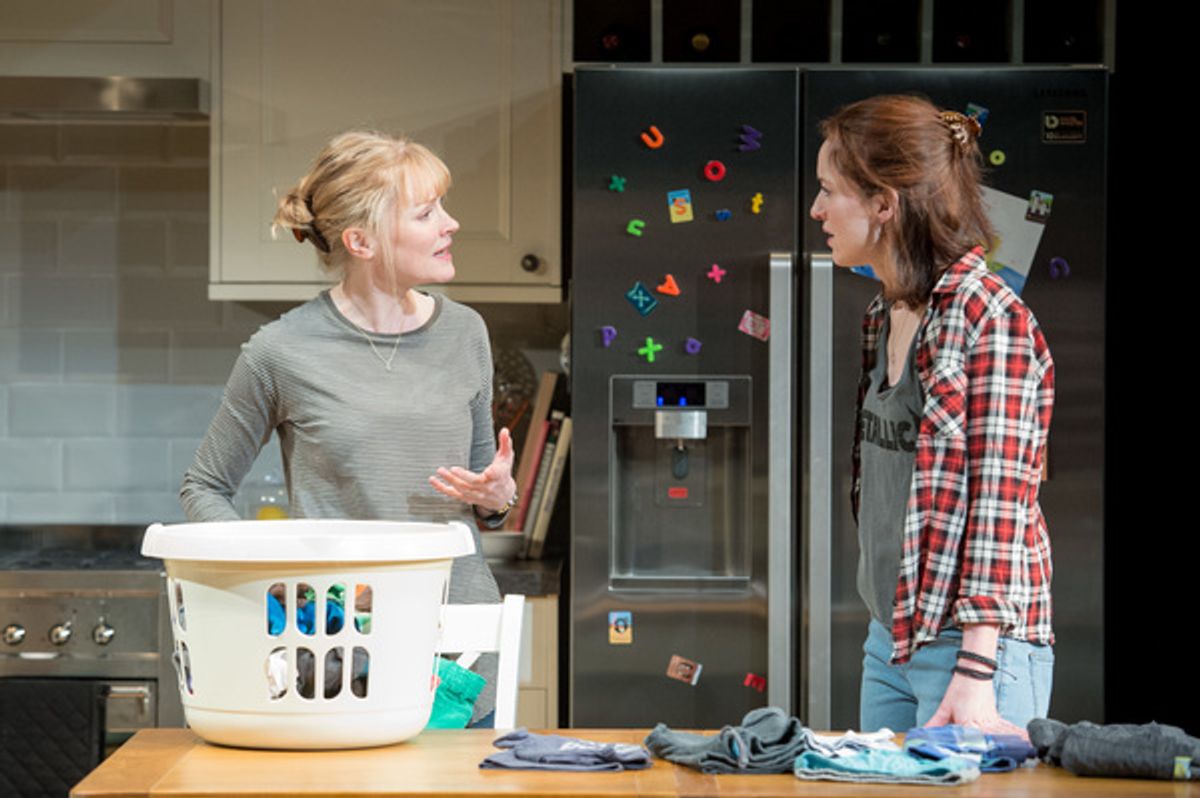 Claire Skinner (Becca) and Georgina Rich (Izzy) at 
