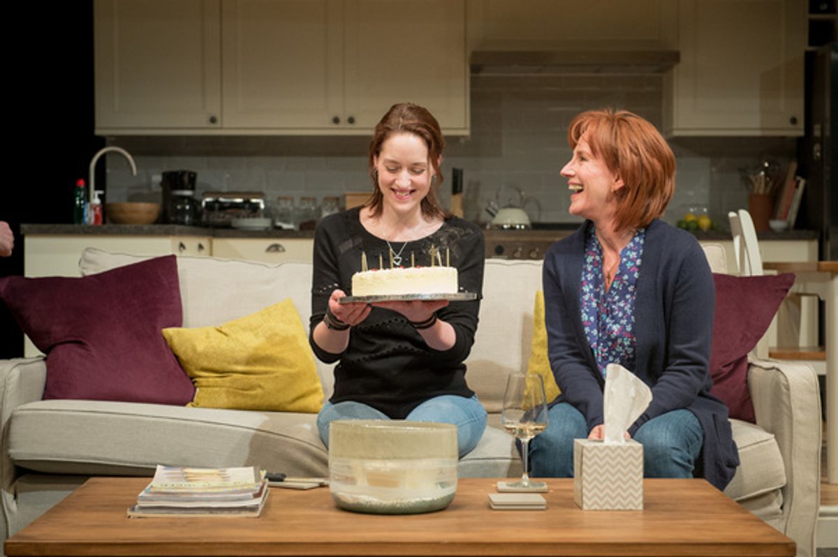 Georgina Rich (Izzy) and Penny Downie (Nat) at 