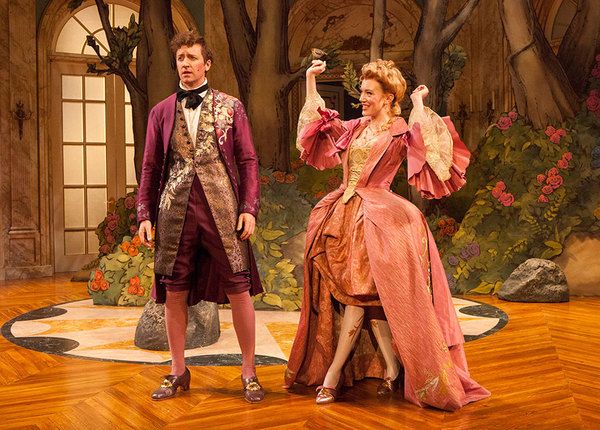 Cary Donaldson as Dorant and Amelia Pedlow as Lucille Photo