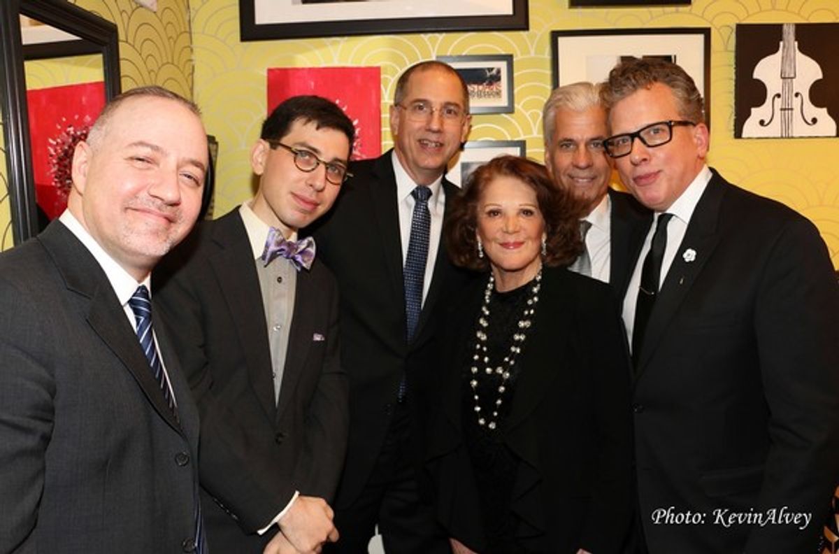 Ron Affif, Aaron Weinstein, Tom Hubbard, Linda Lavin, Steve Bakunas and Billy Stritch at 