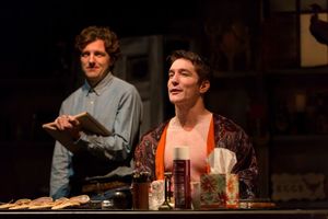 William Connell as famed painter Jamie Wyeth and Bill Dawes as ballet icon Rudolf Nureyev @ BroadwayWorld William Connell as famed painter Jamie Wyeth and Bill Dawes as ballet icon Rudolf Nur Photo