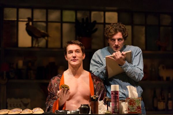 Bill Dawes as ballet icon Rudolf Nureyev and William Connell as famed painter Jamie W Photo