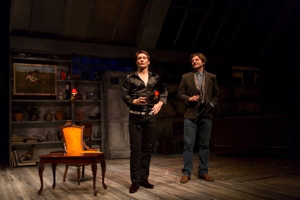 Bill Dawes as ballet icon Rudolf Nureyev and William Connell as famed painter Jamie W Photo