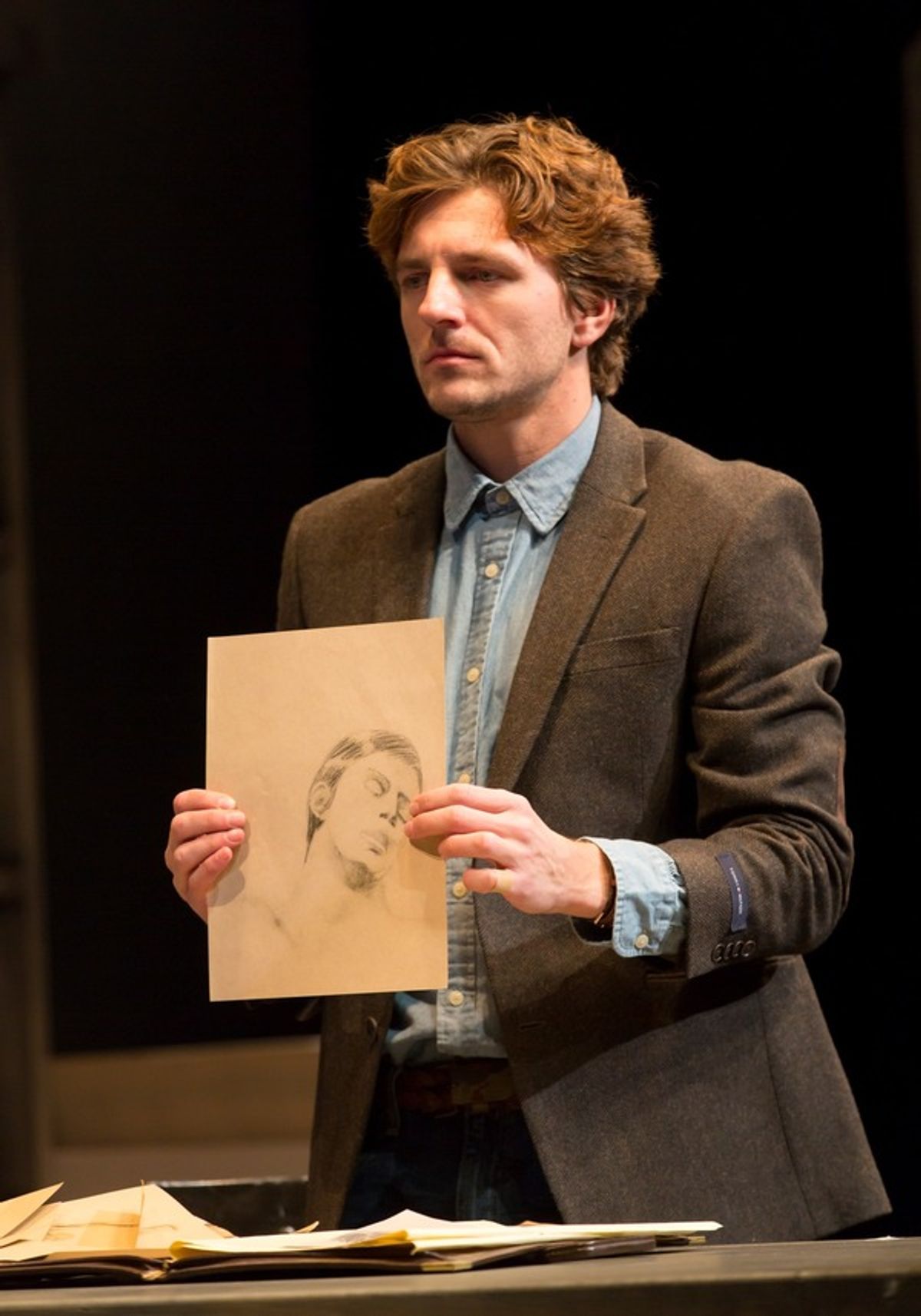 William Connell as famed painter Jamie Wyeth at 