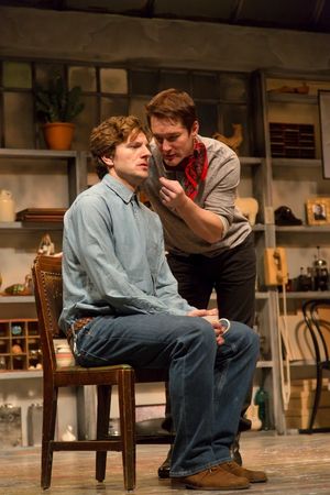 William Connell as famed painter Jamie Wyeth and Bill Dawes as ballet icon Rudolf Nureyev @ BroadwayWorld William Connell as famed painter Jamie Wyeth and Bill Dawes as ballet icon Rudolf Nur Photo