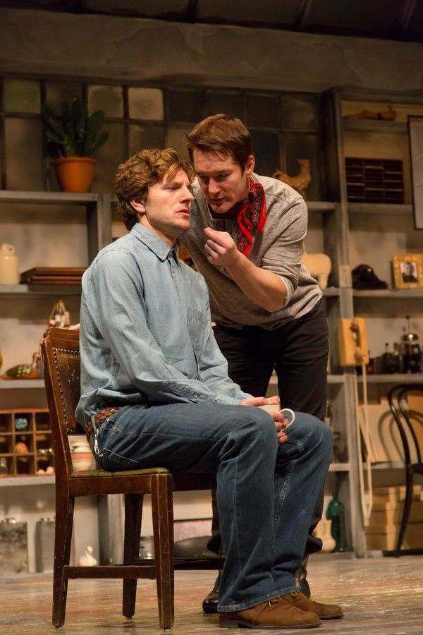 William Connell as famed painter Jamie Wyeth and Bill Dawes as ballet icon Rudolf Nur Photo