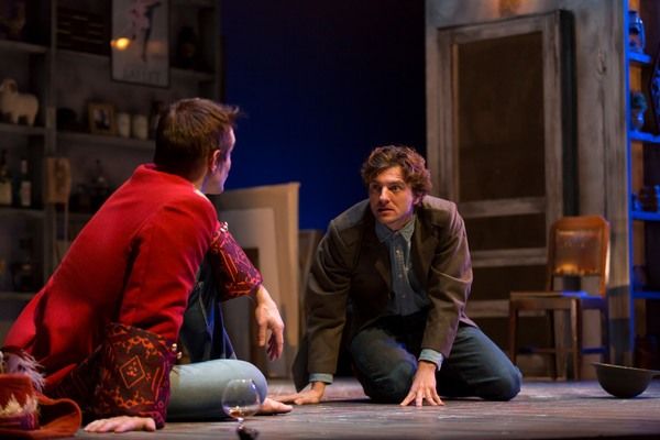 Bill Dawes as ballet icon Rudolf Nureyev and William Connell as famed painter Jamie W Photo