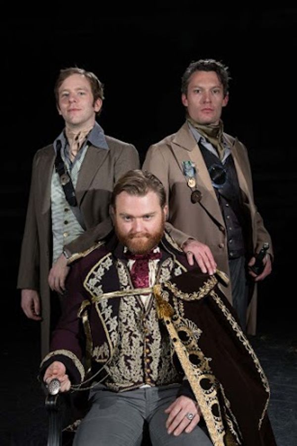 Adam Huff, Nolan Kennedy and Welland H. Scripps. Photo by Theik Smith. Photo