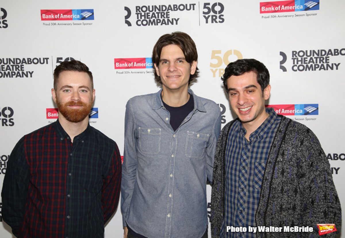 Connor Gallagher, Alex Timbers and Justin Levine  at 