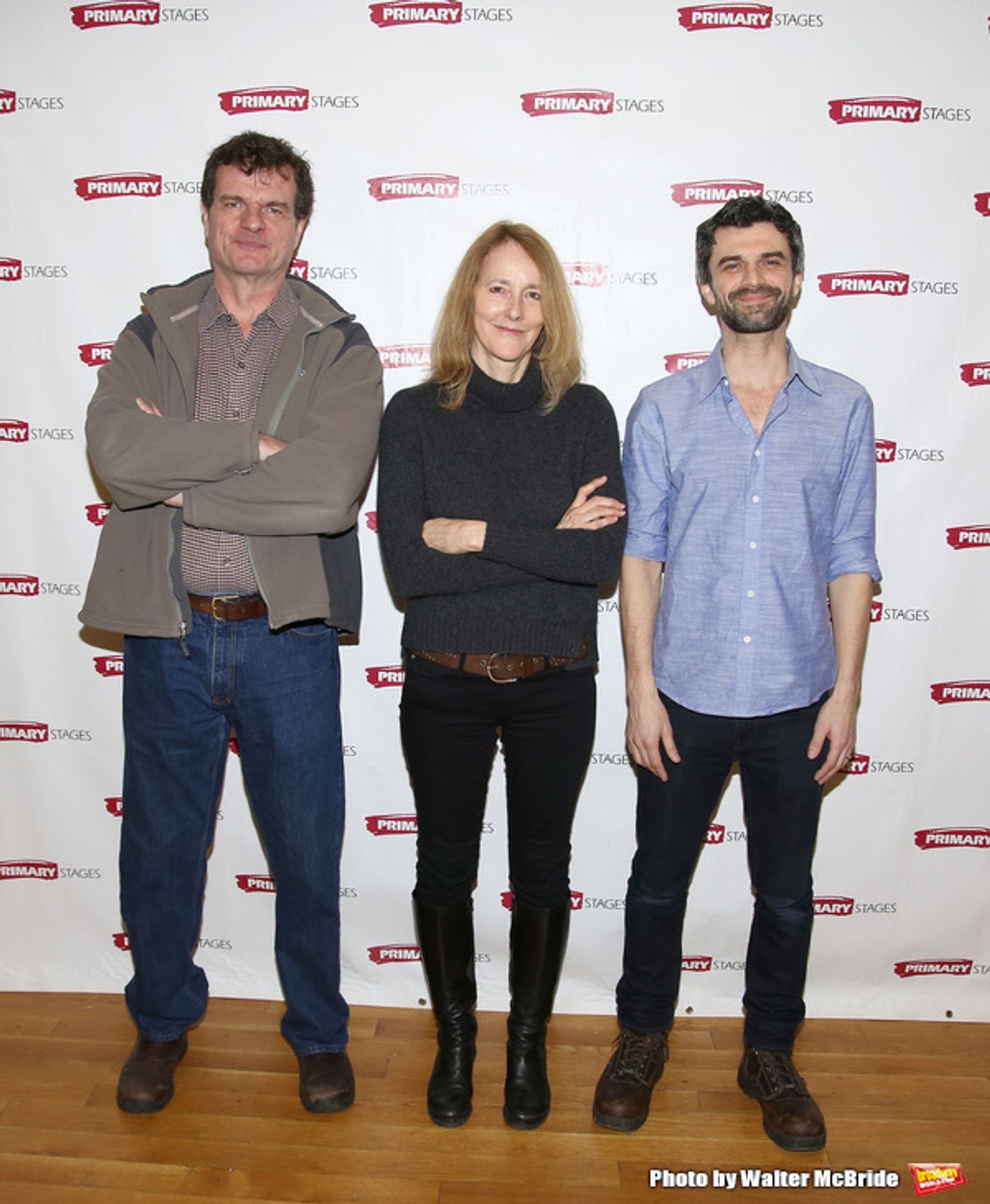 Photo Coverage: Company of Primary Stages' THE BODY OF AN AMERICAN Meets the Press  Image