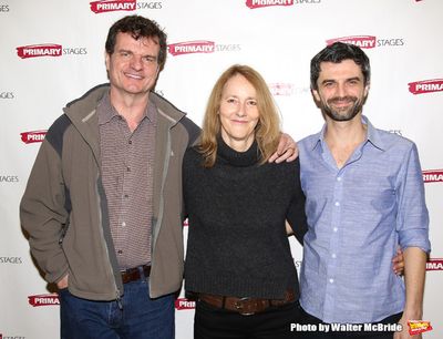 Michael Cumpsty, director Jo Bonney and Michael Crane  Photo