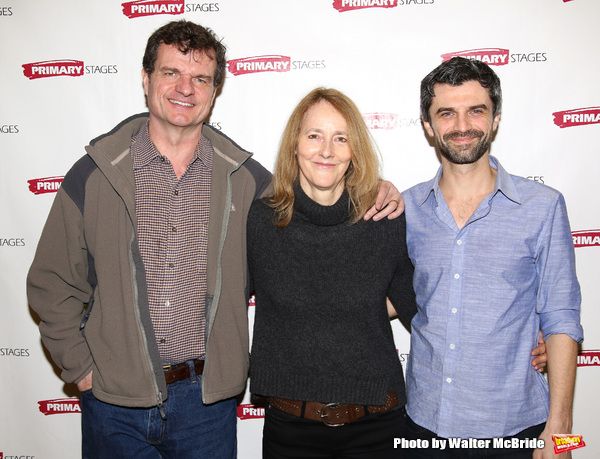 Michael Cumpsty, director Jo Bonney and Michael Crane  Photo