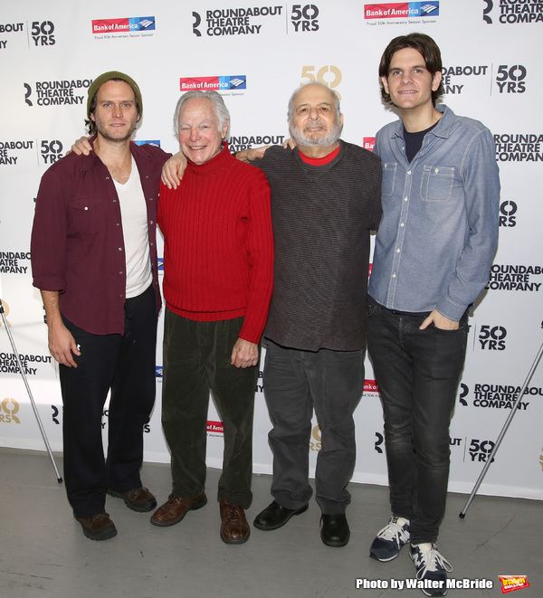 Steven Pasquale, Robert Waldman, Alfred Uhry and Alex Timbers  Photo