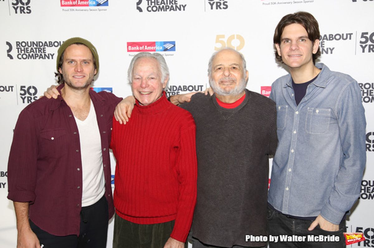 Steven Pasquale, Robert Waldman, Alfred Uhry and Alex Timbers  at 