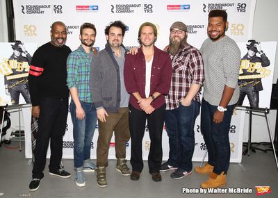 Lance Roberts, Andrew Durand, Greg Hildreth, Steven Pasquale, Evan Harrington and Dev Photo