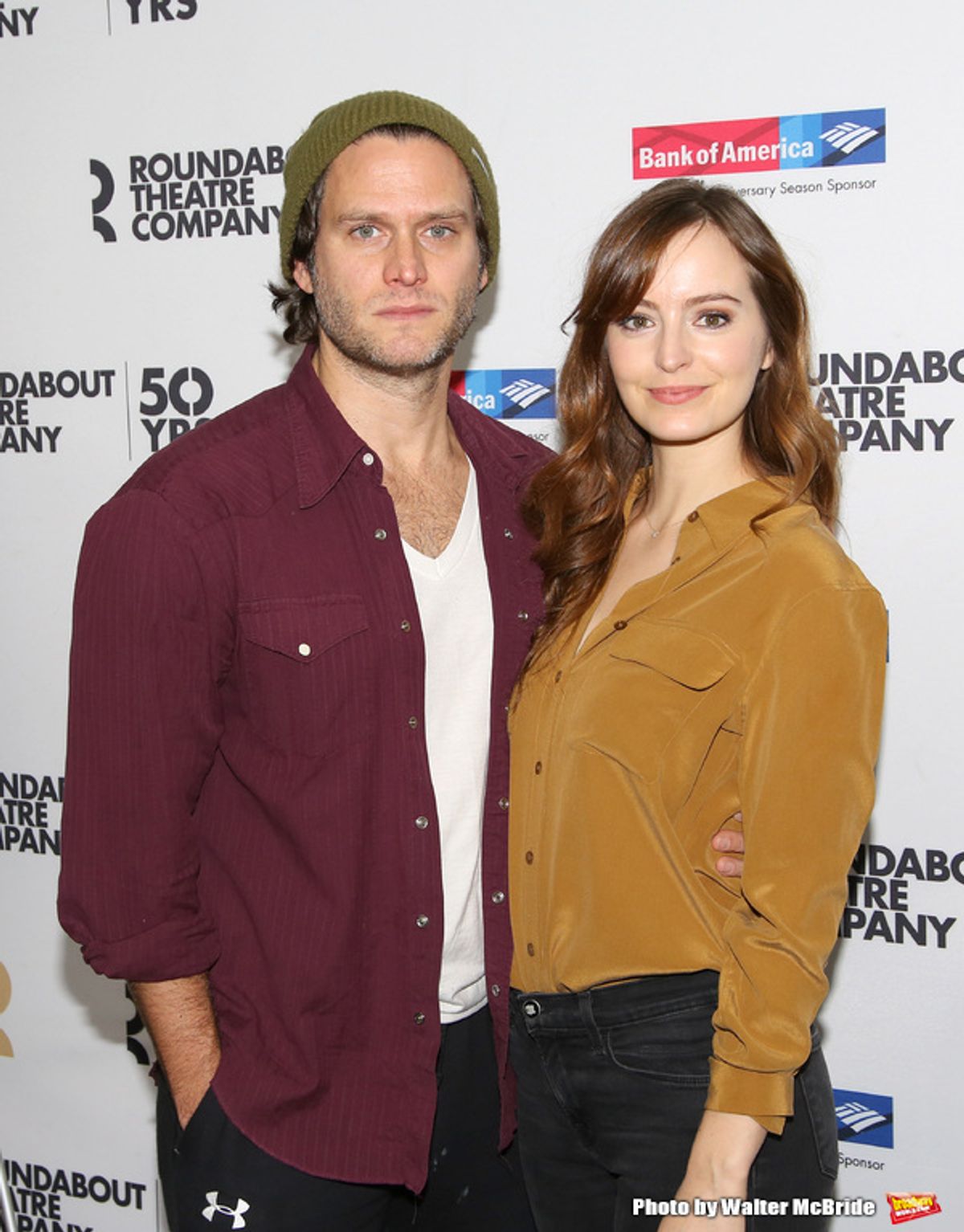 Steven Pasquale and Ahna O'Reilly  at 