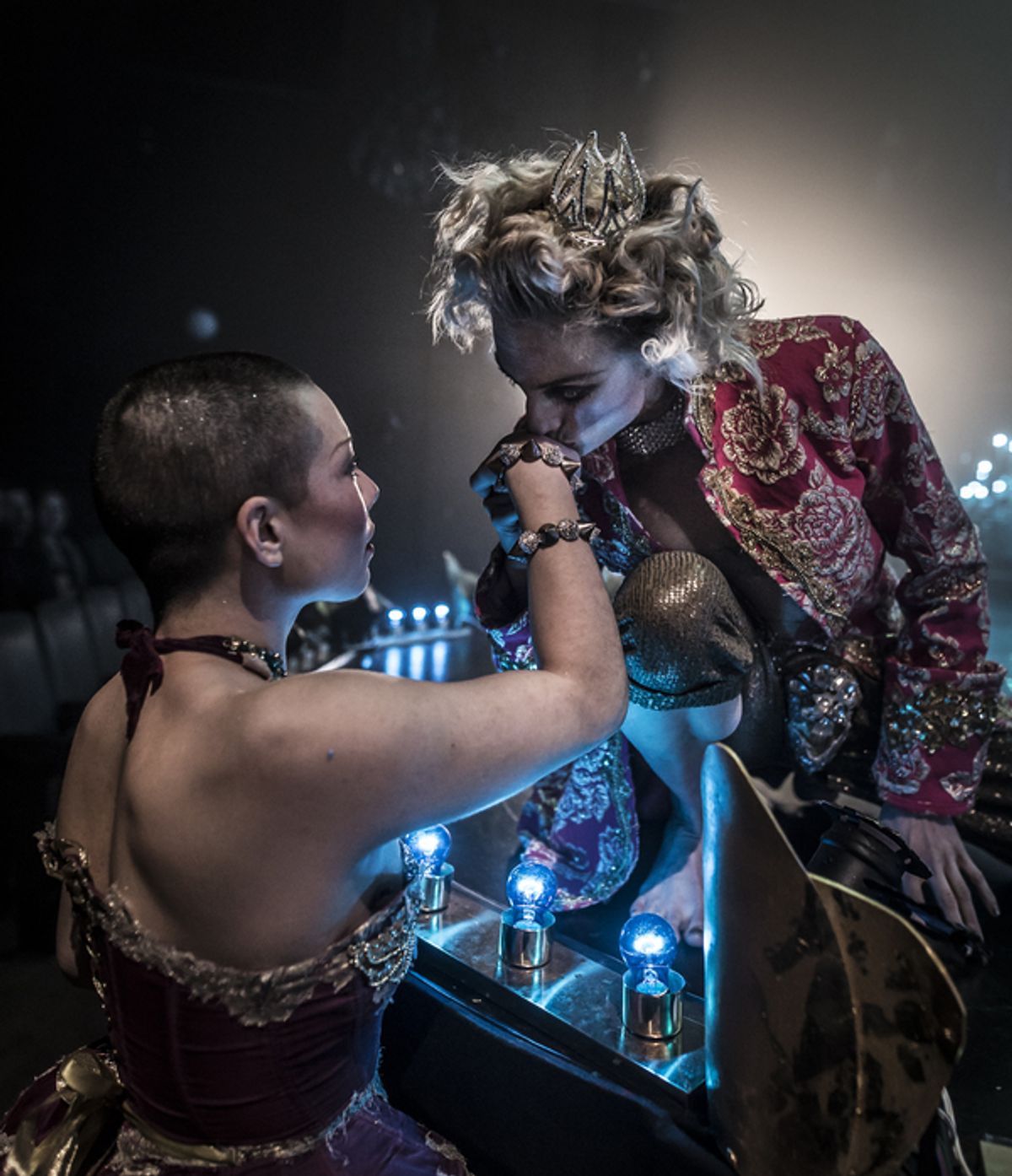 Hilly Bodin as Snow White and Courtney Giannone as The Prince at 