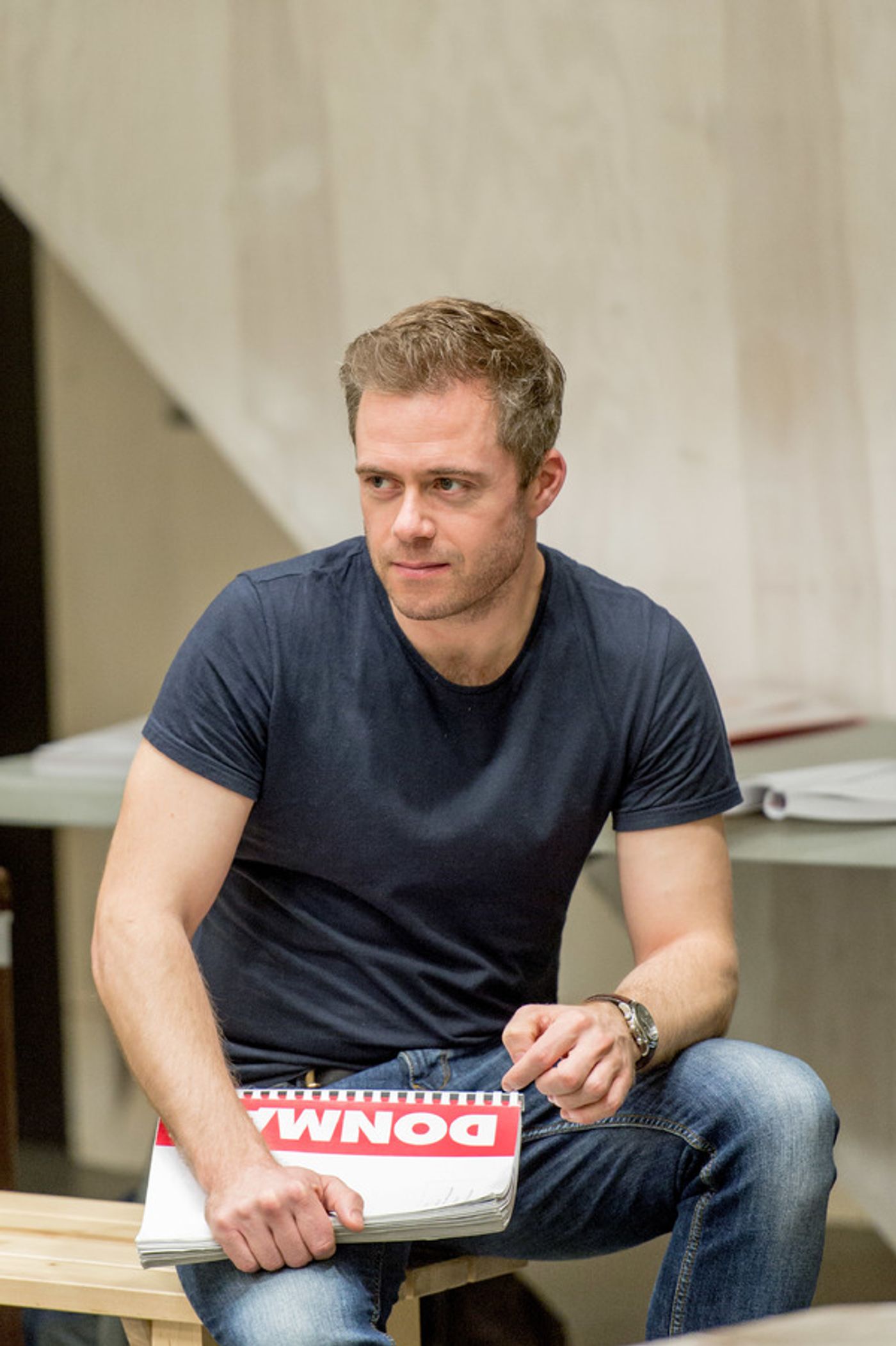 Photo Flash: In Rehearsal for WELCOME HOME, CAPTAIN FOX! at Donmar Warehouse  Image