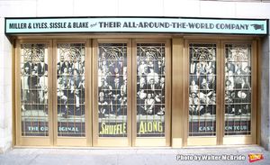 Theatre Marquee unveiling for the new Broadway musical 'Shuffle Along'  starring Audr Photo