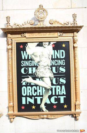 Theatre Marquee unveiling for the new Broadway musical 'Shuffle Along'  starring Audr Photo