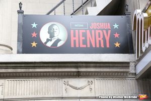 Theatre Marquee unveiling for the new Broadway musical 'Shuffle Along'  starring Audr Photo