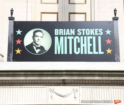 Theatre Marquee unveiling for the new Broadway musical 'Shuffle Along'  starring Audr Photo