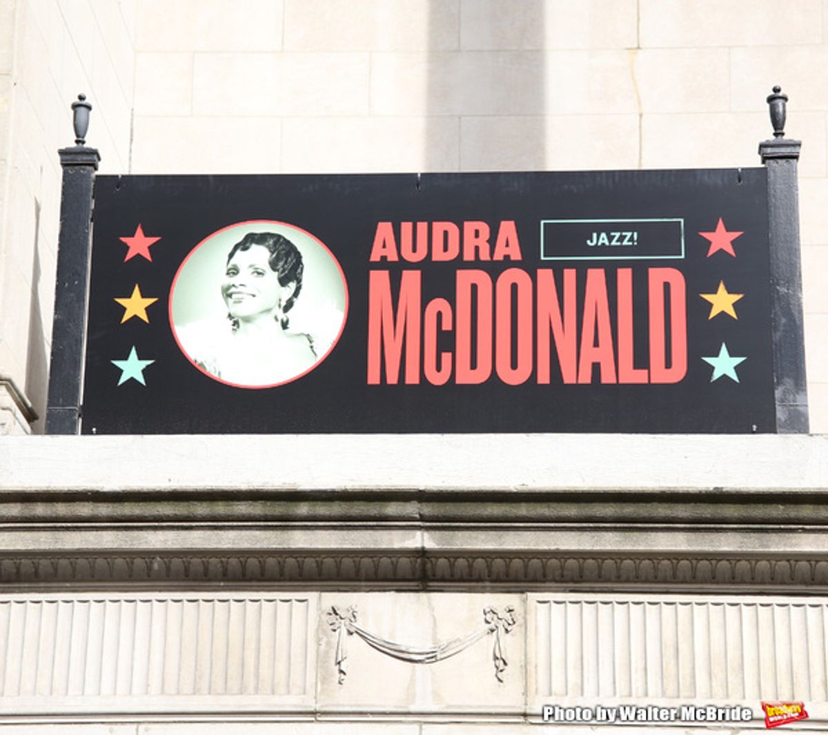 Theatre Marquee unveiling for the new Broadway musical 'Shuffle Along'  starring Audra McDonald, Brian Stokes Mitchell and Billy Porter at The Music Box Theatre on February 4, 2016 in New York City. at 
