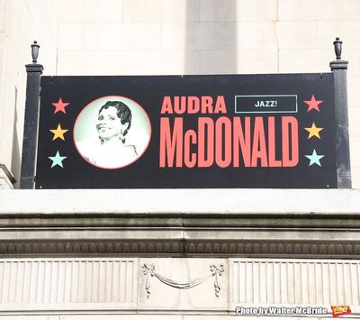 Theatre Marquee unveiling for the new Broadway musical 'Shuffle Along'  starring Audr Photo