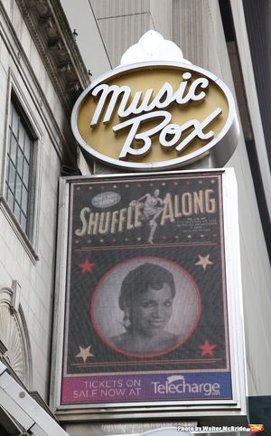 Theatre Marquee unveiling for the new Broadway musical 'Shuffle Along'  starring Audr Photo