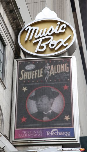 Theatre Marquee unveiling for the new Broadway musical 'Shuffle Along'  starring Audr Photo