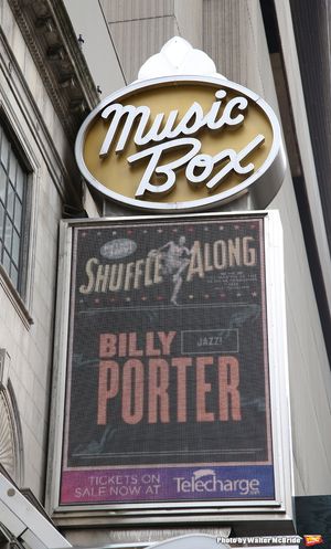 Theatre Marquee unveiling for the new Broadway musical 'Shuffle Along'  starring Audr Photo