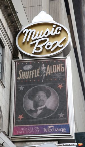 Theatre Marquee unveiling for the new Broadway musical 'Shuffle Along'  starring Audr Photo