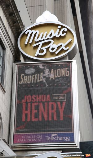 Theatre Marquee unveiling for the new Broadway musical 'Shuffle Along'  starring Audr Photo