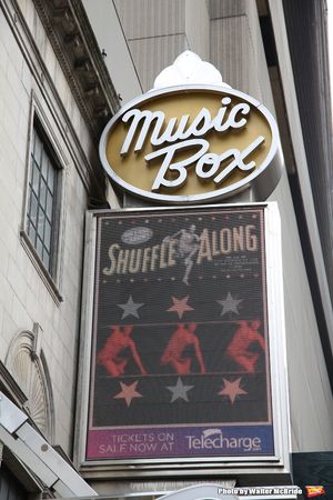 Theatre Marquee unveiling for the new Broadway musical 'Shuffle Along'  starring Audr Photo