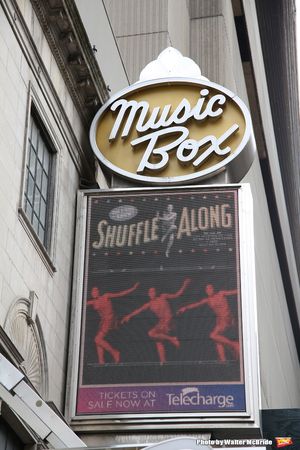 Theatre Marquee unveiling for the new Broadway musical 'Shuffle Along'  starring Audr Photo