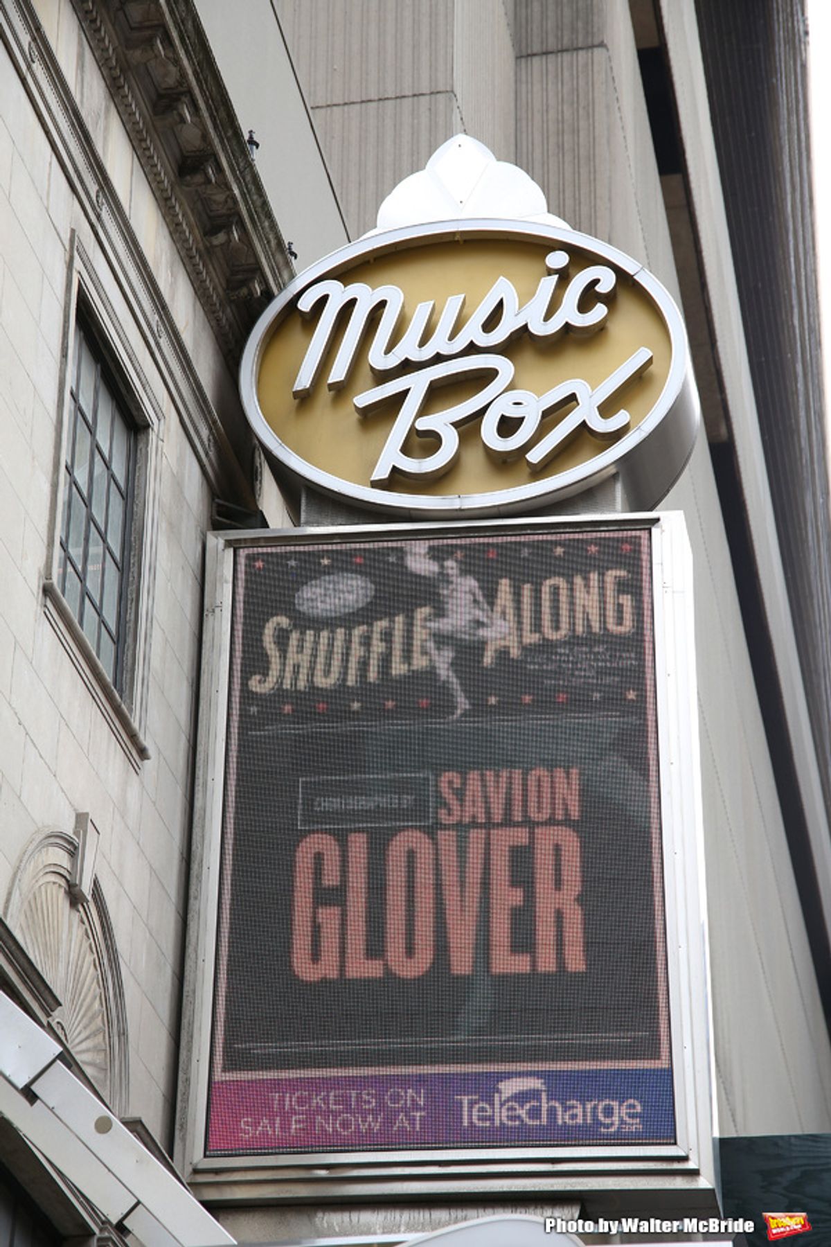 Theatre Marquee unveiling for the new Broadway musical 'Shuffle Along'  starring Audra McDonald, Brian Stokes Mitchell and Billy Porter at The Music Box Theatre on February 4, 2016 in New York City. at 