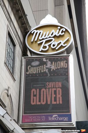 Theatre Marquee unveiling for the new Broadway musical 'Shuffle Along'  starring Audr Photo