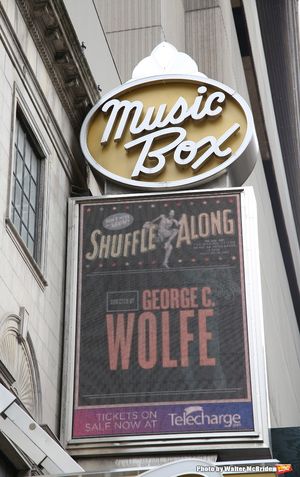 Theatre Marquee unveiling for the new Broadway musical 'Shuffle Along'  starring Audr Photo