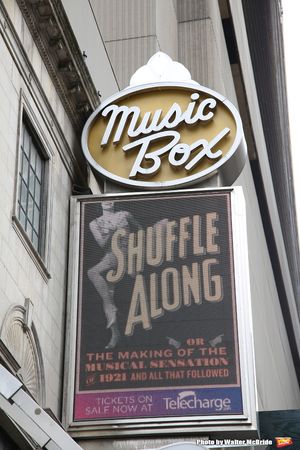 Theatre Marquee unveiling for the new Broadway musical 'Shuffle Along'  starring Audr Photo