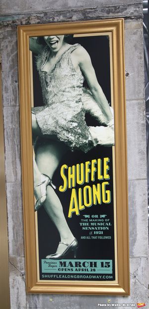Theatre Marquee unveiling for the new Broadway musical 'Shuffle Along'  starring Audr Photo