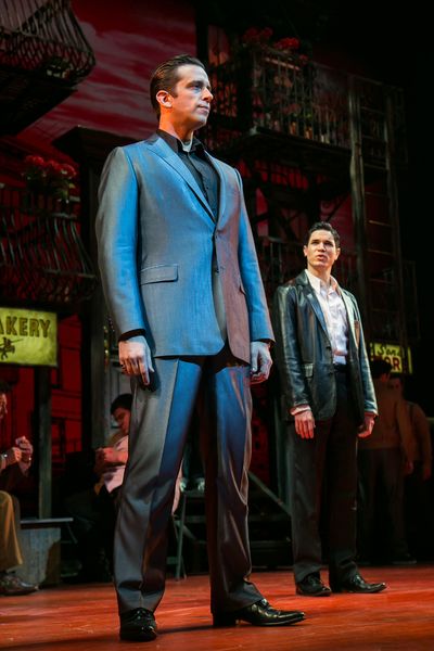 Nick Cordero (Sonny) and Jason Gotay (Calogero) Photo