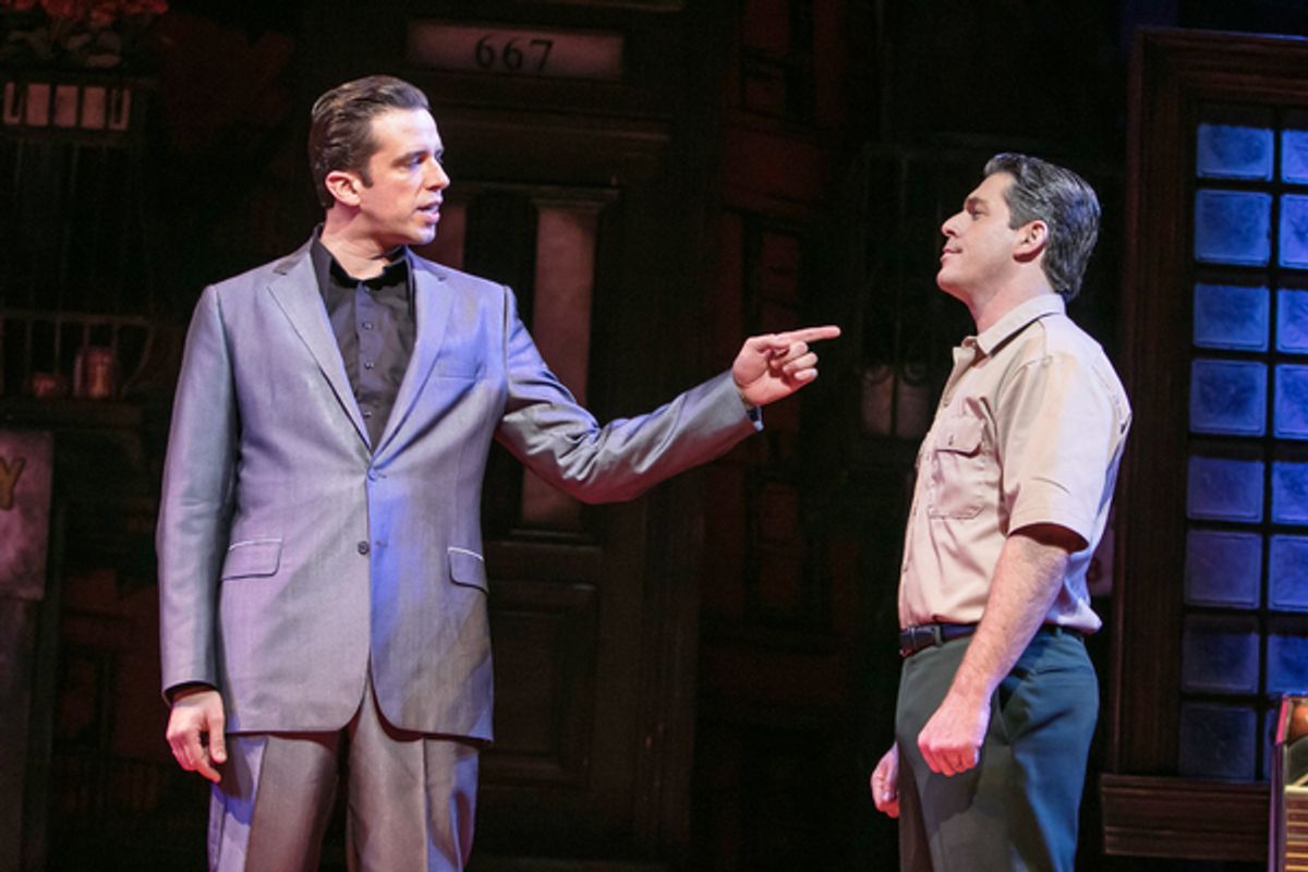 Nick Cordero (Sonny) and Richard H. Blake (Lorenzo) at 
