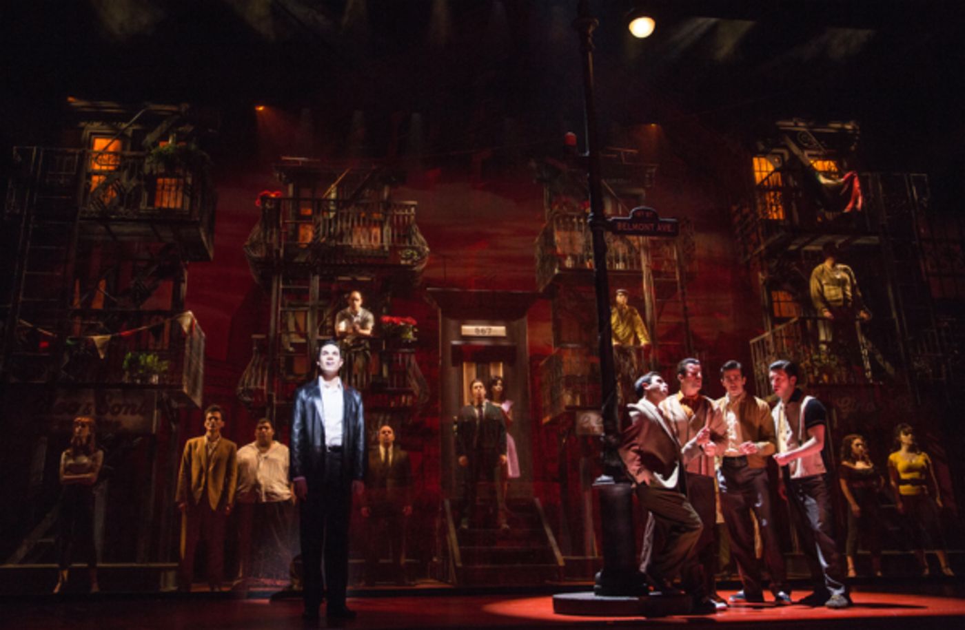 Photo Flash: First Look at Jason Gotay, Joshua Colley, Nick Cordero and More in Paper Mill's A BRONX TALE: THE MUSICAL  Image
