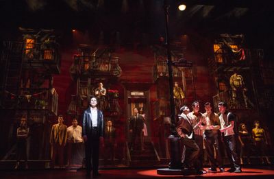 Richard H. Blake (Lorenzo) and the company of A BRONX TALE: THE MUSICAL Photo