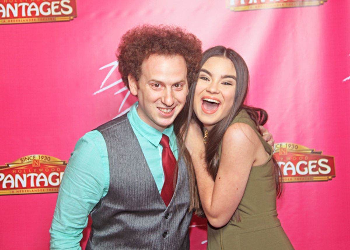 GLEE's Josh Sussman and BEST FRIENDS WHENVER's Landry Bender at 