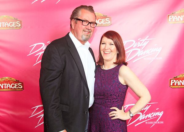THE OFFICE's Kate Flannery with her husband Chris Haston Photo