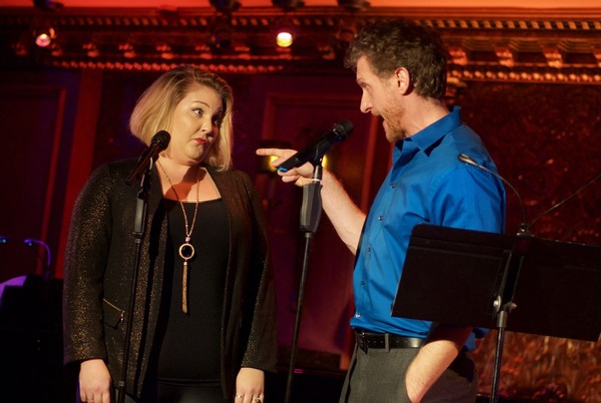 ''My Rules/Elliot Garfield Grant'' from THE GOODBYE GIRL. Pictured: Katie Finan and Mark Campbell. at 