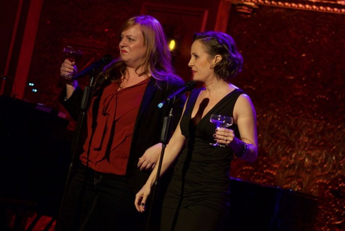 'Take Him' from PAL JOEY. Pictured: Jen Bechter and Ellen Zolezzi. at 