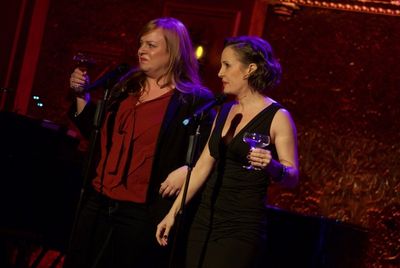 'Take Him' from PAL JOEY. Pictured: Jen Bechter and Ellen Zolezzi. Photo