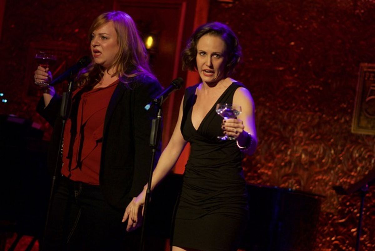 'Take Him' from PAL JOEY. Pictured: Jen Bechter and Ellen Zolezzi. at 